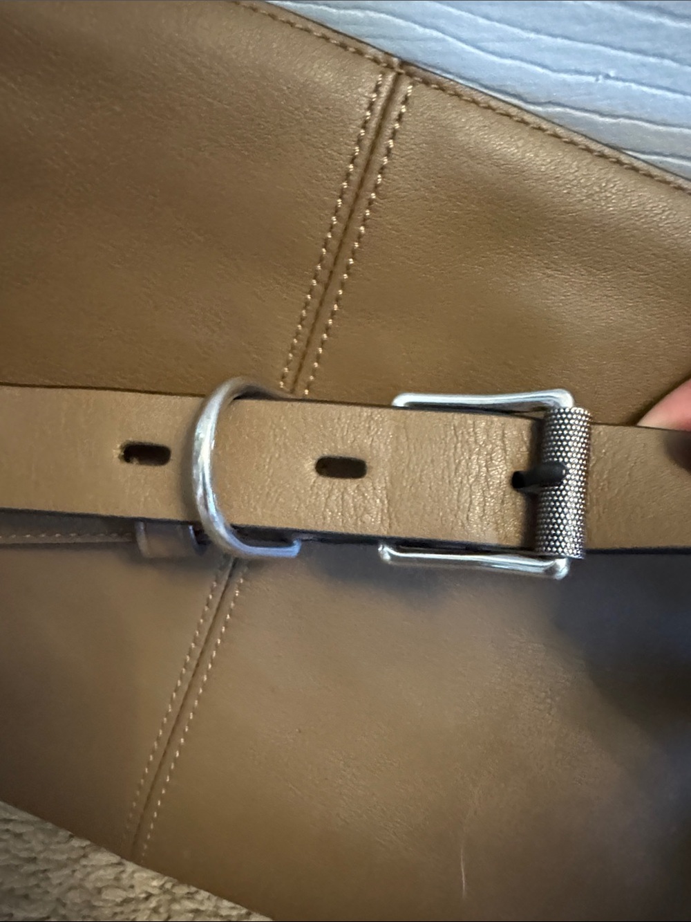 rag & bone Suede Crossbody Belt Bag in Brown - Picture 4 of 12